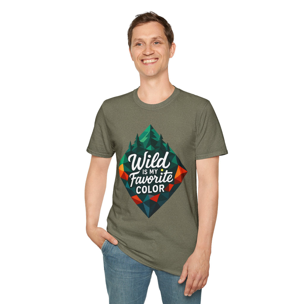 Wild Is My Favorite Color Diamond T-Shirt — Pines & Geometric Logo