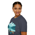 Kayaker on Serene Mountain Lake T-Shirt