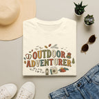 "Outdoor Adventurer" T‑Shirt Camping, Hiking & Exploration Graphic Tee Shirt