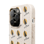 Biodegradable Phone Case — 'Go Outside' Recycled Eco-Friendly iPhone Cover