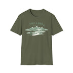 "Take A Hike & Breathe It In" Outdoor Hiking Graphic Tee