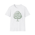 "Nurture Our Nature" Tree T-Shirt – Eco-Friendly Conservation Tee Shirt