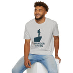 "Wander Often" Hiker on Cliff T-Shirt