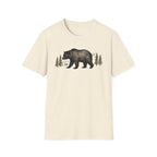 Bear & Pines T‑Shirt — Rustic Woodland Graphic Tee