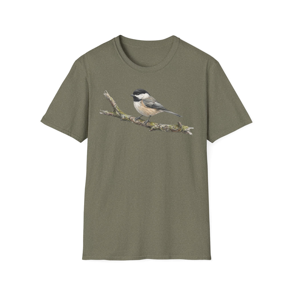 Copy of Chickadee Tee — Watercolor Songbird T‑Shirt