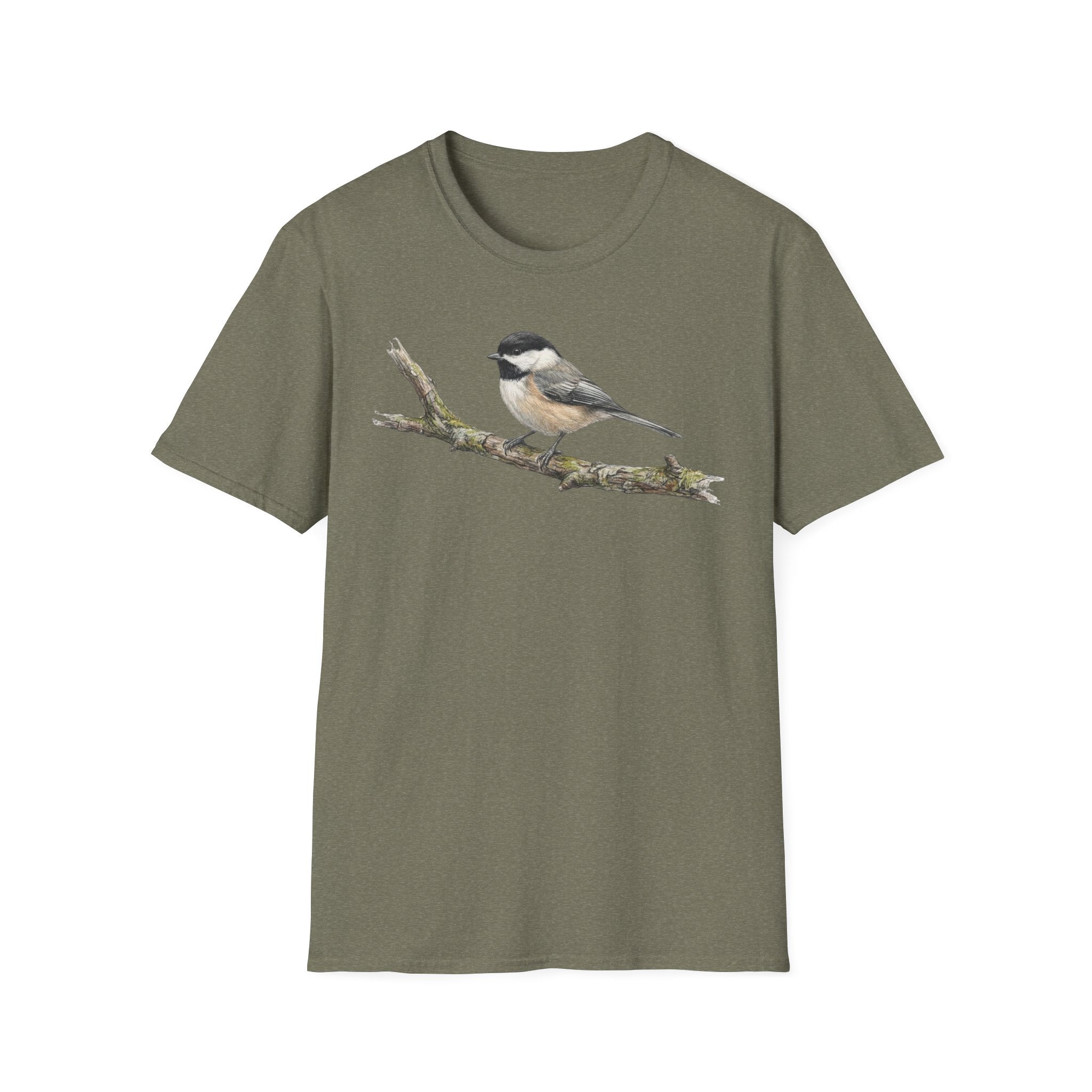Copy of Chickadee Tee — Watercolor Songbird T‑Shirt