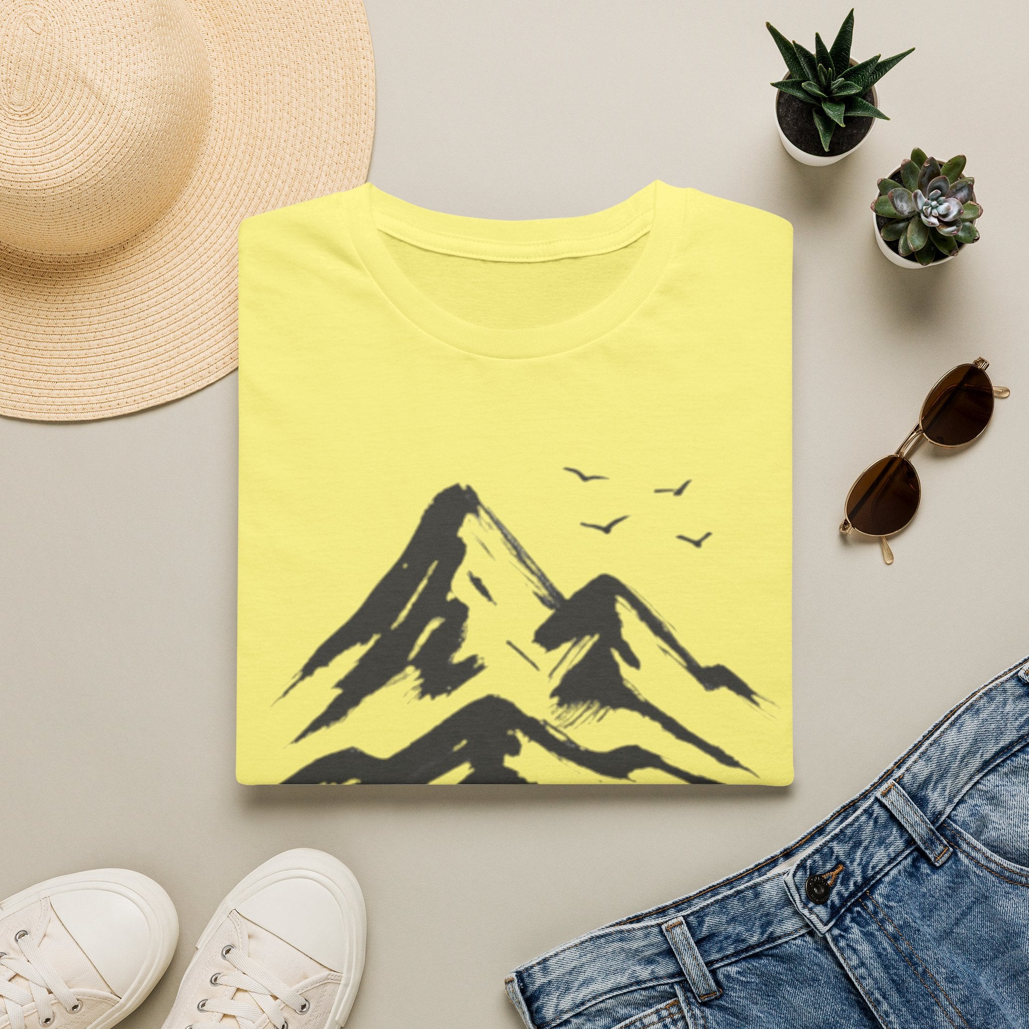 Mountains and Birds T-Shirt