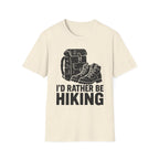 Boots & Backpack "I'd Rather Be Hiking" T-Shirt