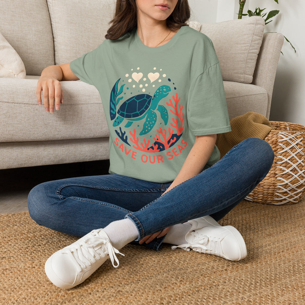 Save Our Seas Sea Turtle T-Shirt — Ocean Conservation Tee