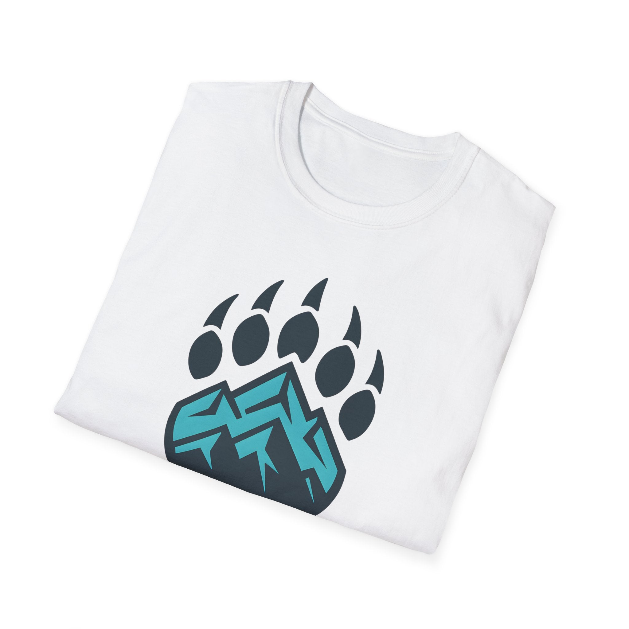"Stay Wild" Bear Footprint Mountain Emblem T-Shirt