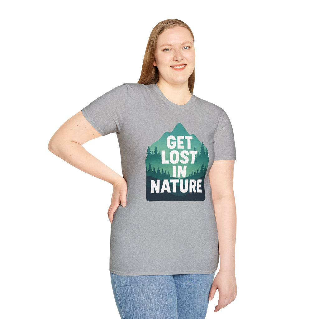 "Get Lost in Nature" Pine Trees T-Shirt