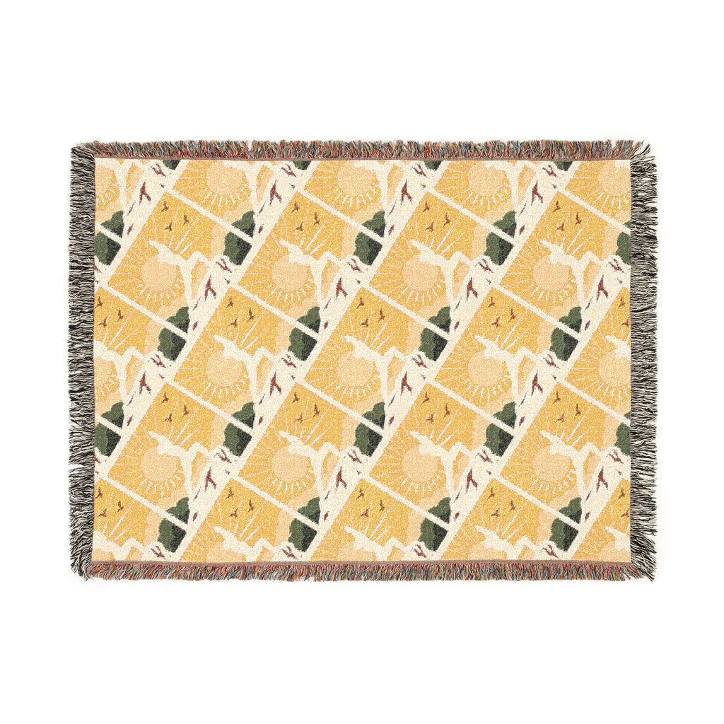 Woven Blanket - Sunrise Yoga