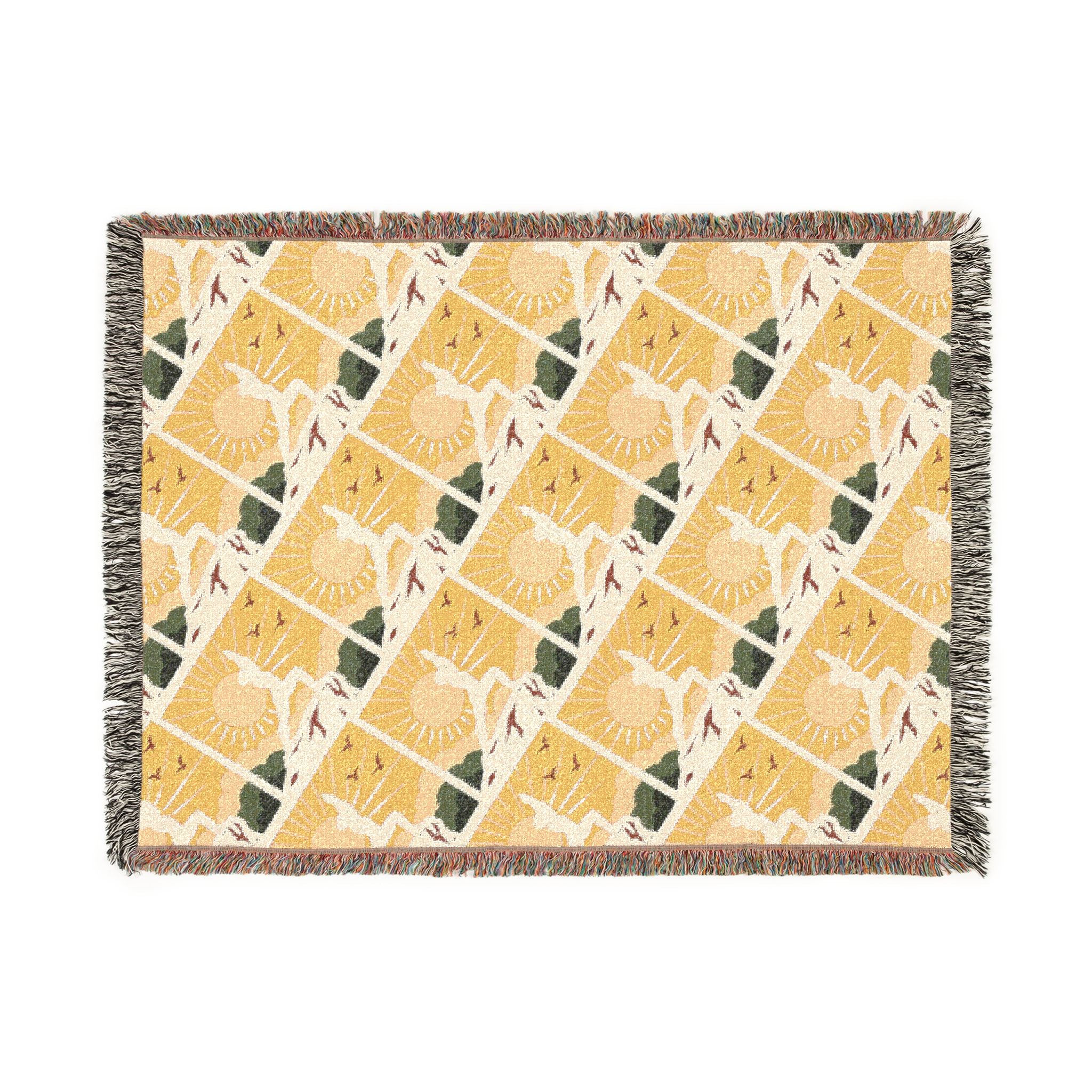 Woven Blanket - Sunrise Yoga