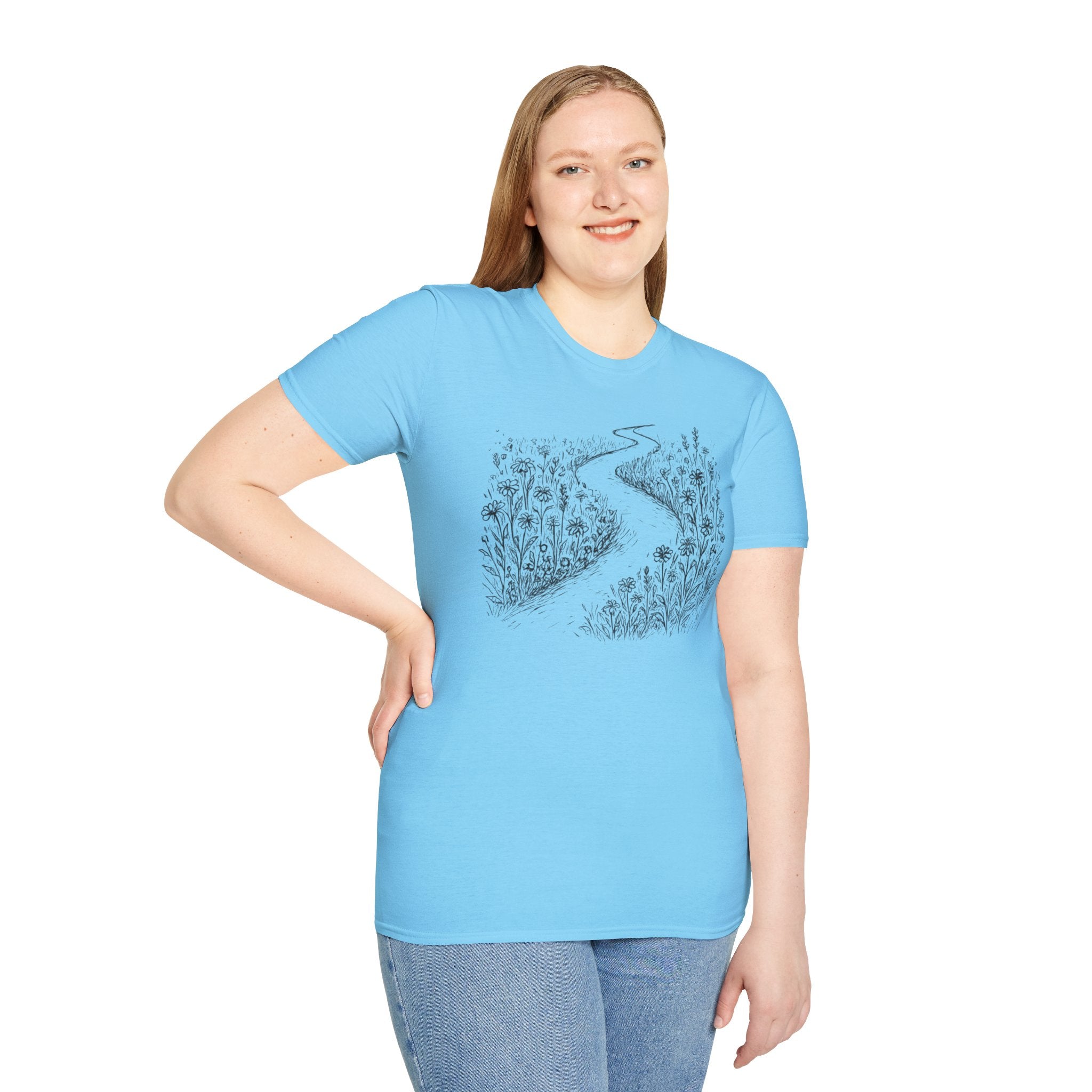 Winding Path Through The Meadow T-Shirt