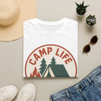 Camp Life T-Shirt — Tent & Campfire Outdoor Tee