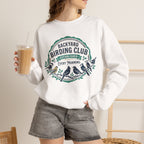 "Backyard Birding Club: Established Every Morning" Birdwatching Crewneck Sweatshirt