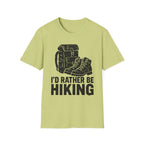 Boots & Backpack "I'd Rather Be Hiking" T-Shirt