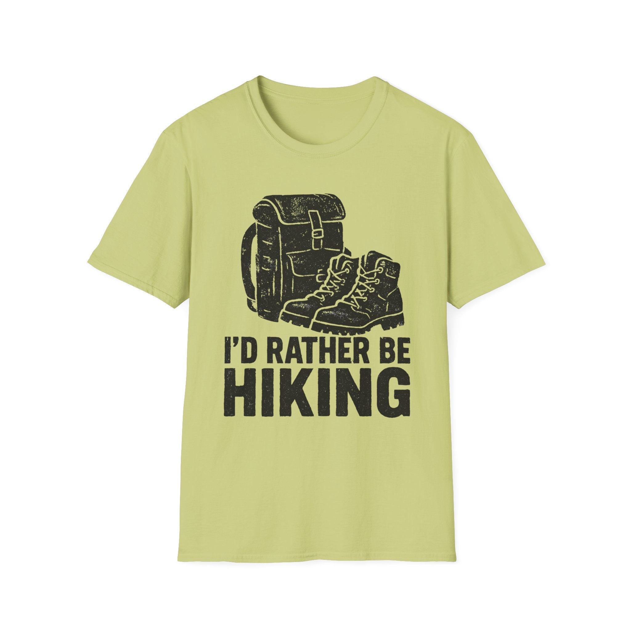 Boots & Backpack "I'd Rather Be Hiking" T-Shirt
