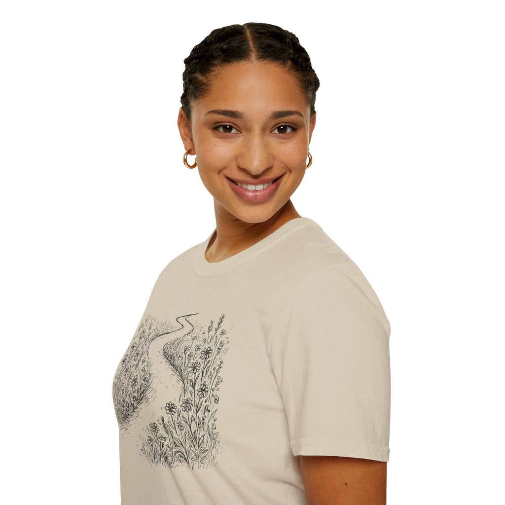Winding Path Through The Meadow T-Shirt