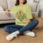 "Nature Is Home" Floral T-Shirt