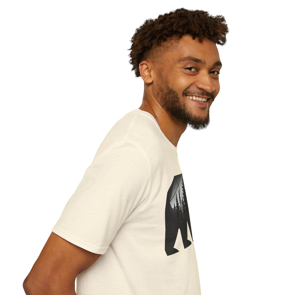 Geometric Forest Bear T-Shirt