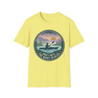 "Drift Into The Quiet Places" Kayak Sunset T‑Shirt — Outdoor Relaxation Tee Shirt