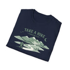 "Take A Hike & Breathe It In" Outdoor Hiking Graphic Tee