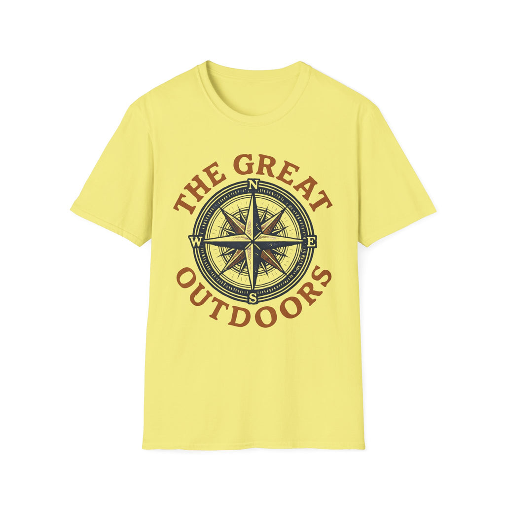 "The Great Outdoors" Compass Graphic Tee Shirt