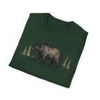 Bear & Pines T‑Shirt — Rustic Woodland Graphic Tee