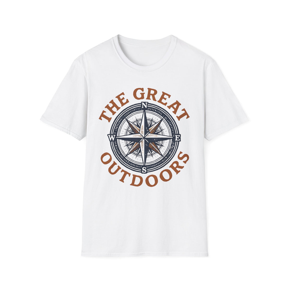 "The Great Outdoors" Compass Graphic Tee Shirt