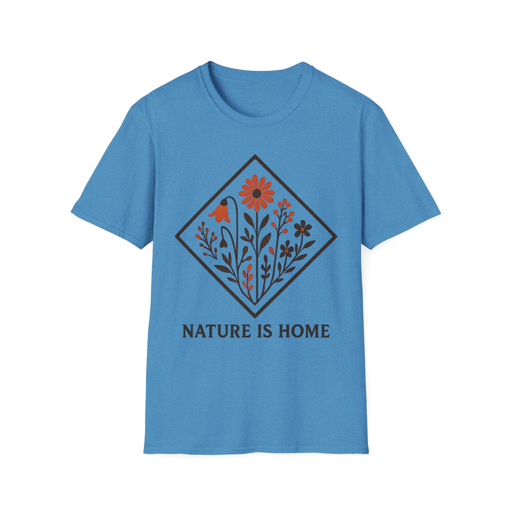 "Nature Is Home" Floral T-Shirt
