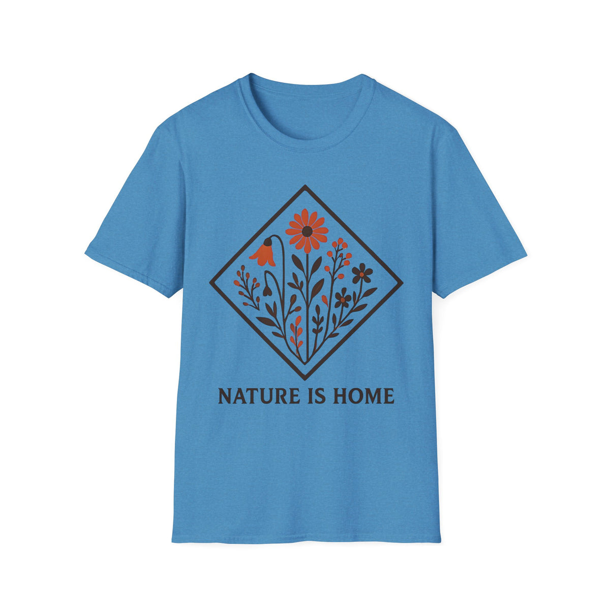 "Nature Is Home" Floral T-Shirt