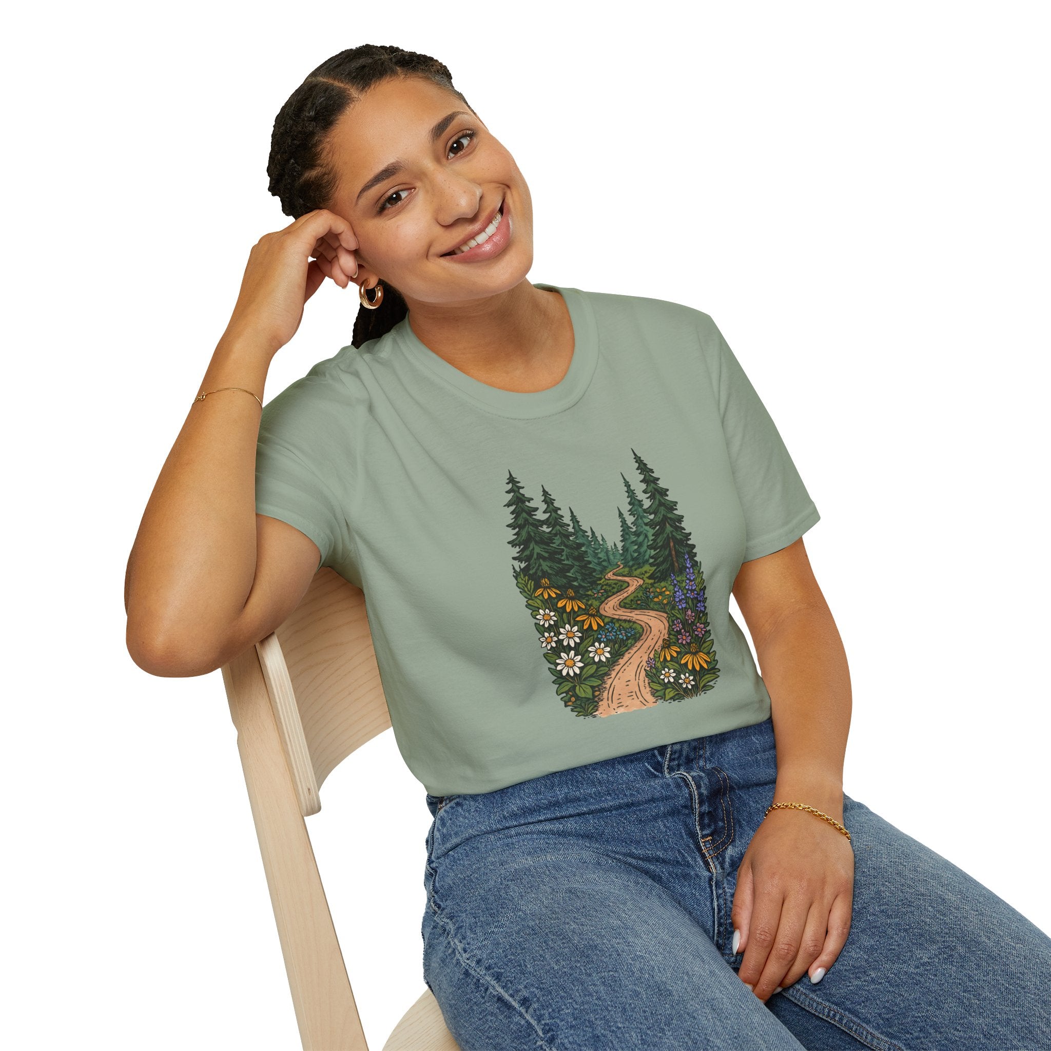 Winding Forest Path T-Shirt