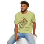 Floral Motif "Nature Is Home" T-Shirt