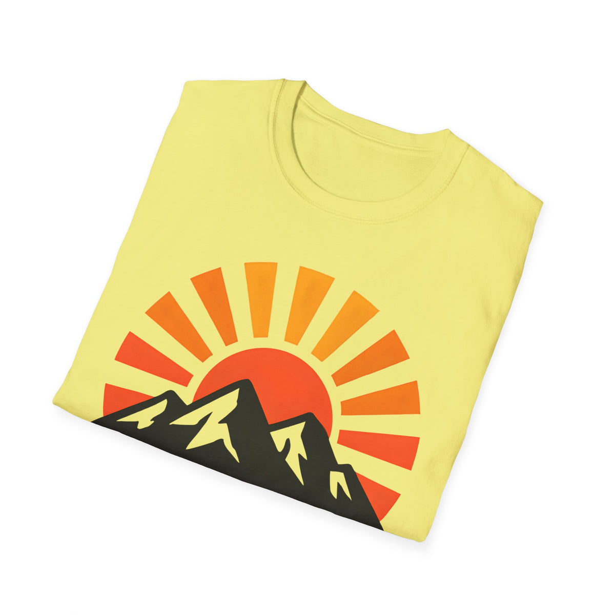 Chase The Sunrise Mountain T-Shirt — Sunrise & Peaks Graphic Tee