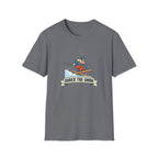 Shred the Gnar Skier T-Shirt | Retro Skiing Graphic
