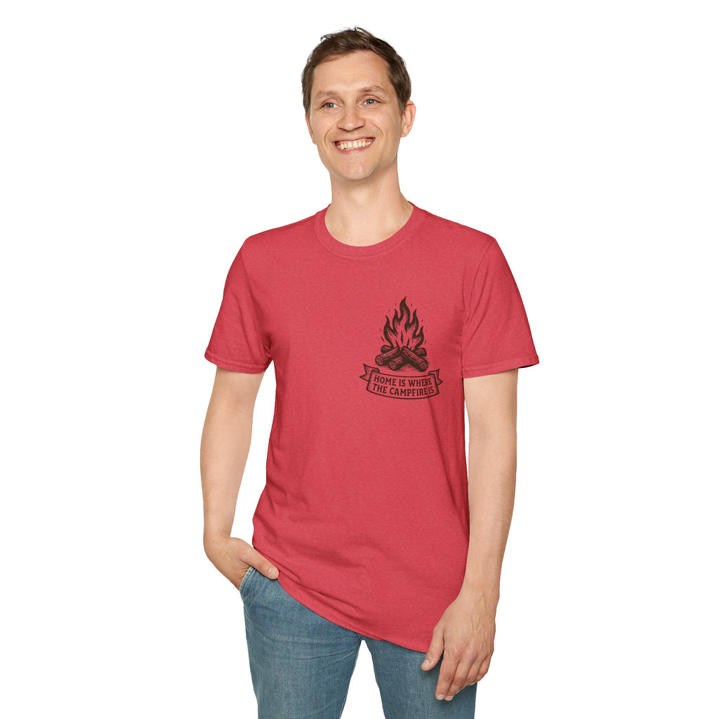 "Home Is Where The Campfire Is" T-Shirt