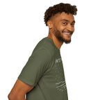 Into The Wild Canoe T-Shirt - Minimal Night Sky Lake Camping Tee
