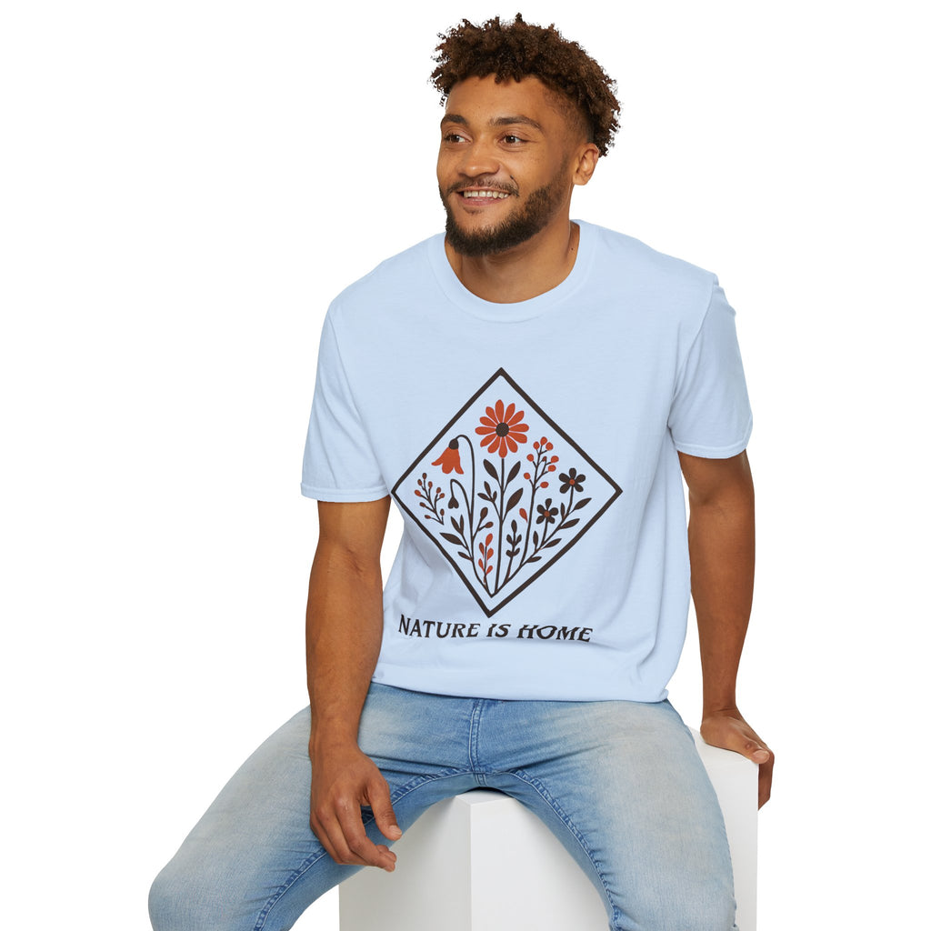 "Nature Is Home" Floral T-Shirt