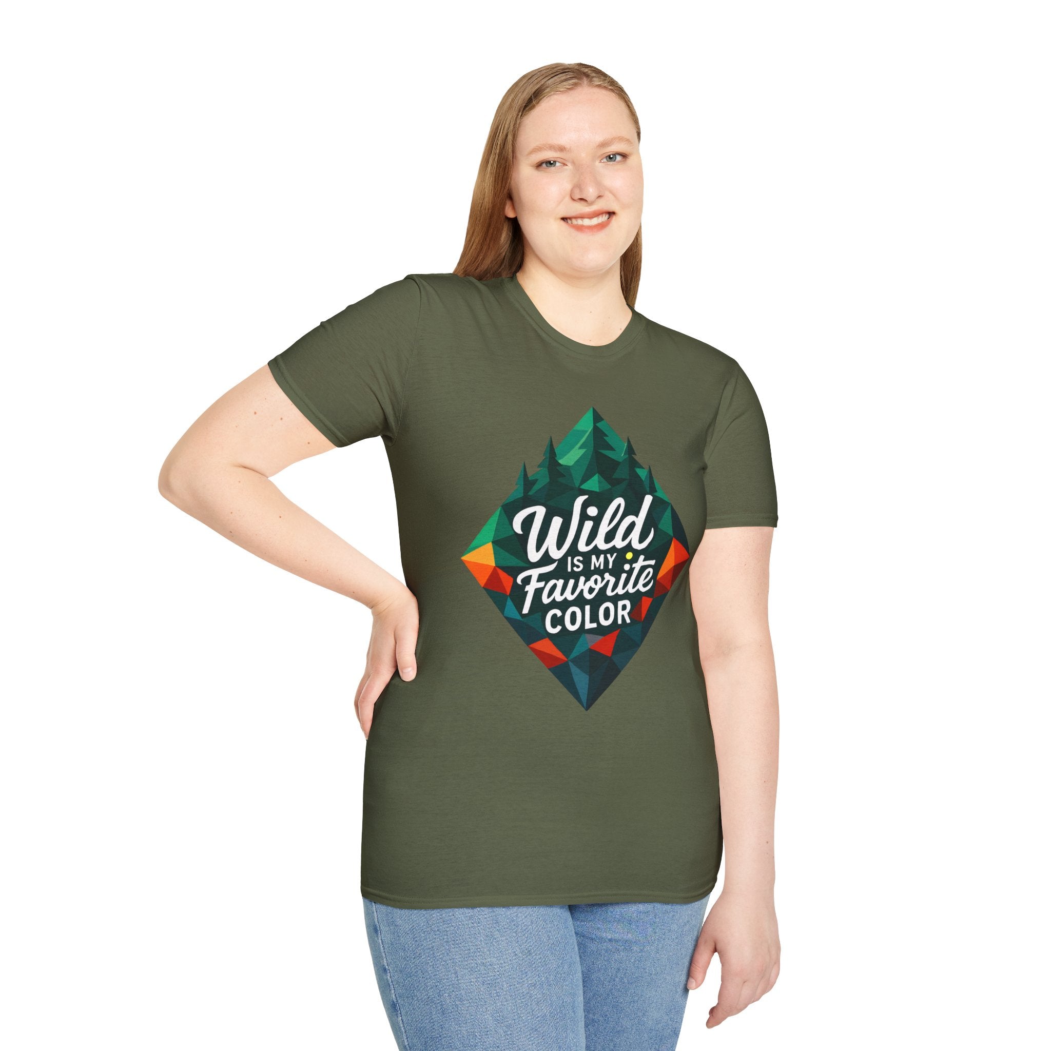 Wild Is My Favorite Color Diamond T-Shirt — Pines & Geometric Logo