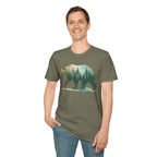 Forest Bear T-Shirt — Watercolor Woodland Bear Graphic Tee Shirt