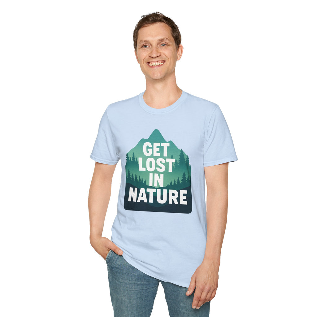 "Get Lost in Nature" Pine Trees T-Shirt
