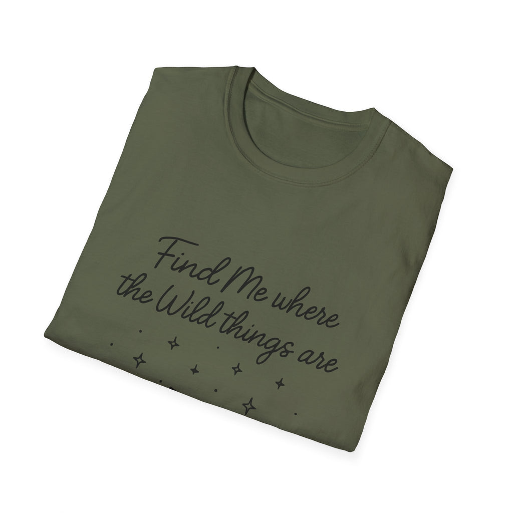Cursive Chalkboard Writing T-Shirt