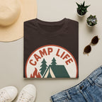 Camp Life T-Shirt — Tent & Campfire Outdoor Tee
