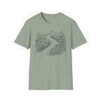 Winding Path Through The Meadow Floral T-Shirt