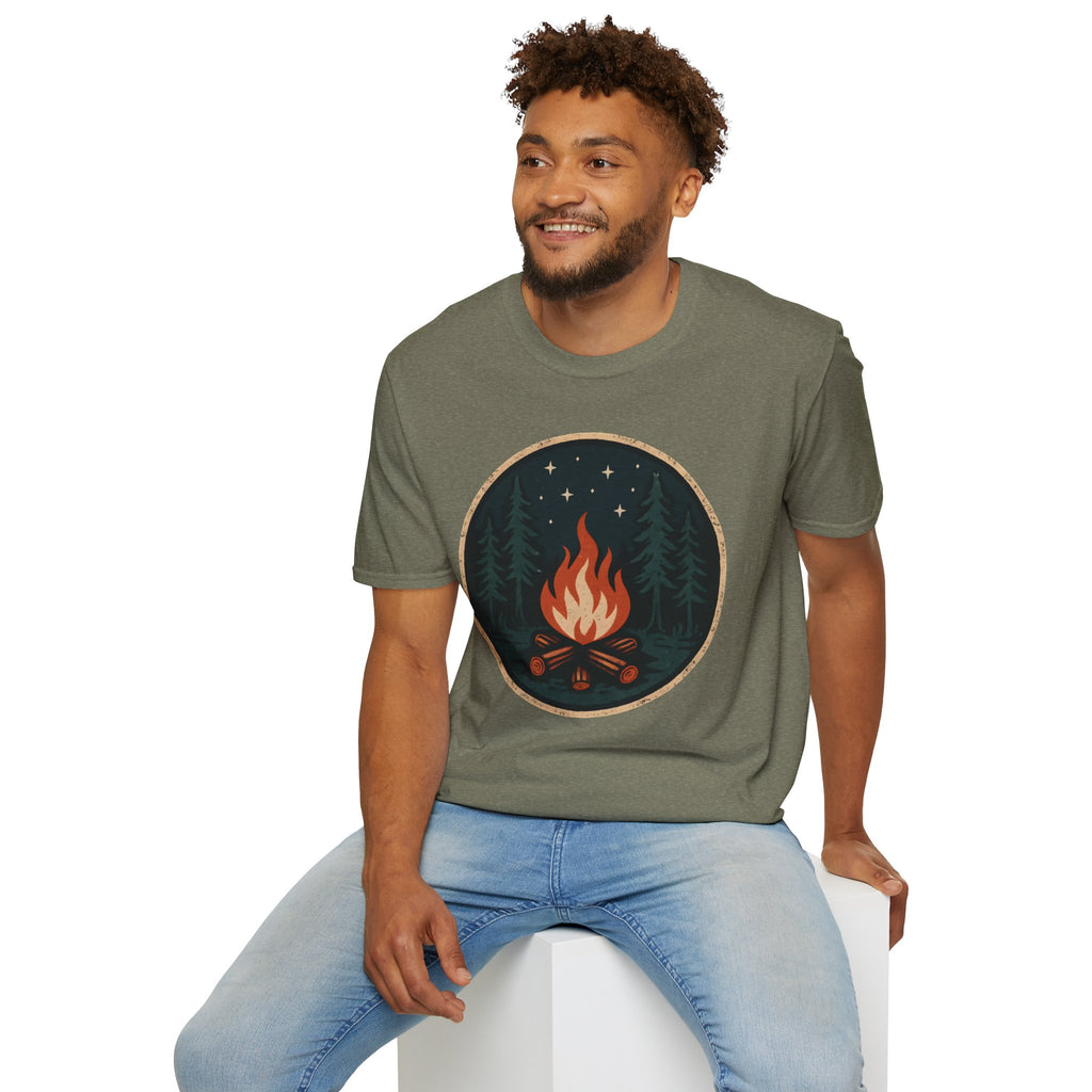 Forest Campfire at Night T-Shirt