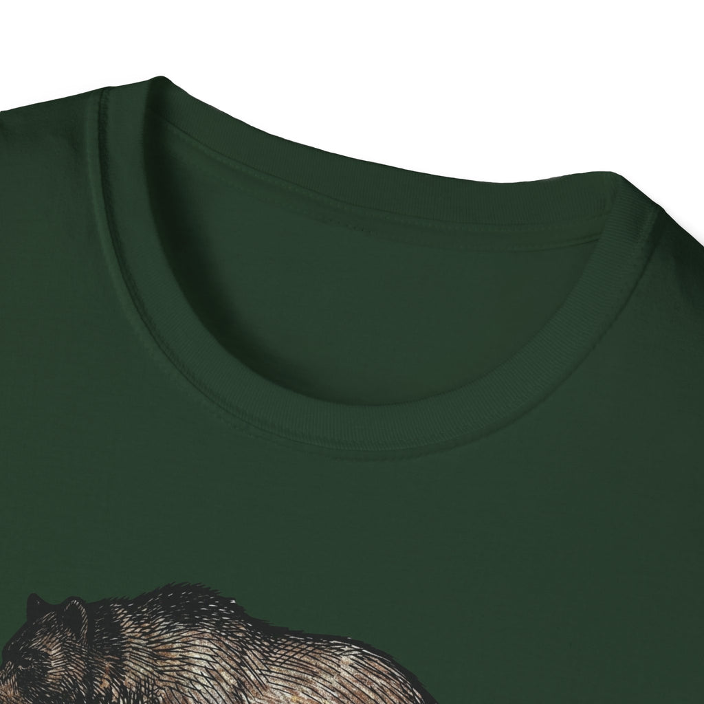 Bear & Pines T‑Shirt — Rustic Woodland Graphic Tee