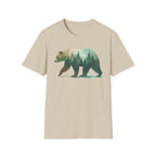 Forest Bear T-Shirt — Watercolor Woodland Bear Graphic Tee Shirt