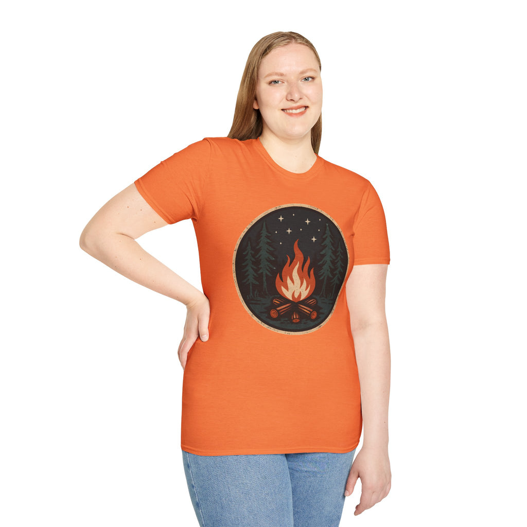 Forest Campfire at Night T-Shirt
