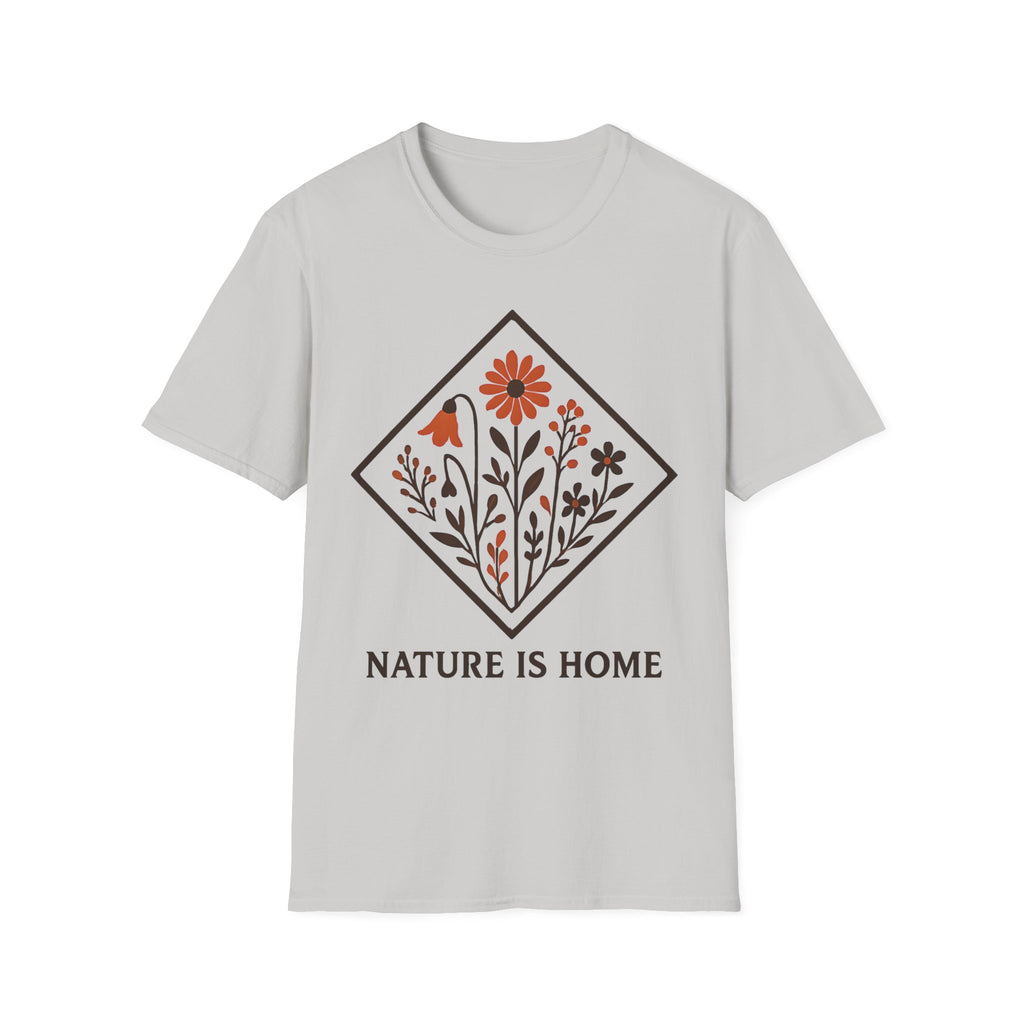 "Nature Is Home" Floral T-Shirt